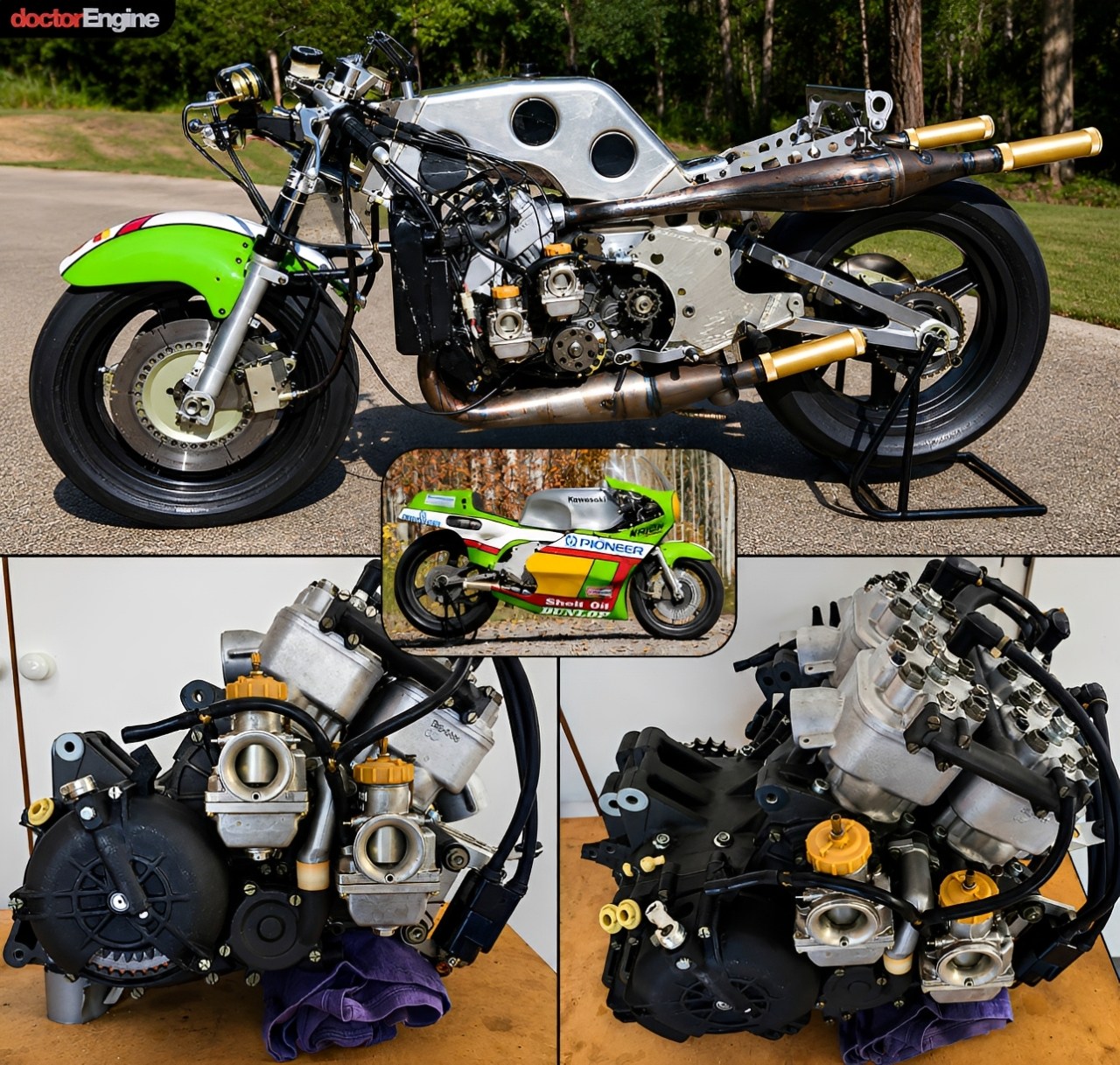 The 1988 Kawasaki ZX-4 and KR-1S represent the ultimate 1980s