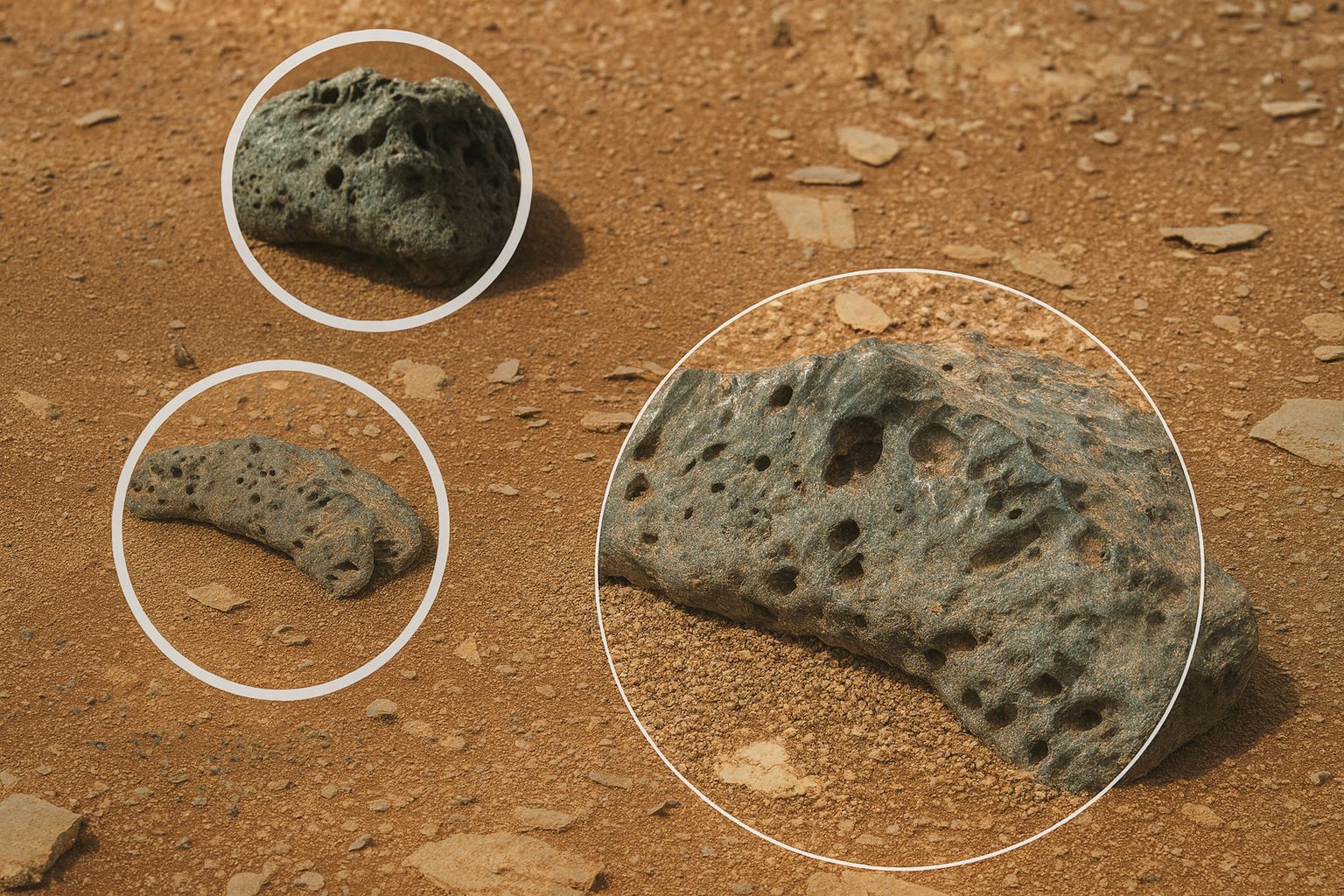 Space - 🪨 Metallic Meteorite Found on Mars? 🪨 This strange, blue-gray ...