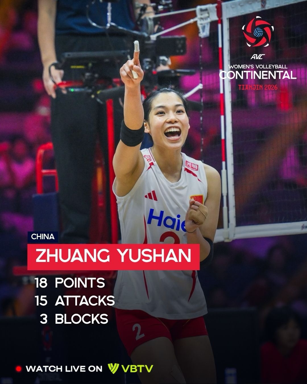 みか様 China's top scorers in today's quarterfinal! 🇨🇳Zhuang Yushan and