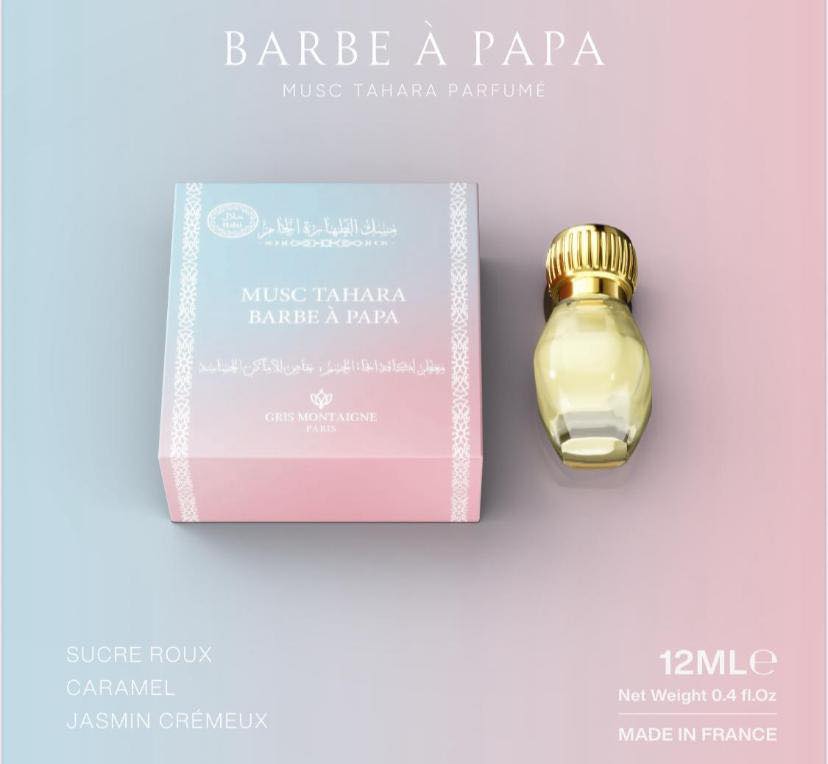 Parfum Concentré Gris Montaigne - Musc Tahara Nuage Sucré - Flacon 12ml - Neuf France