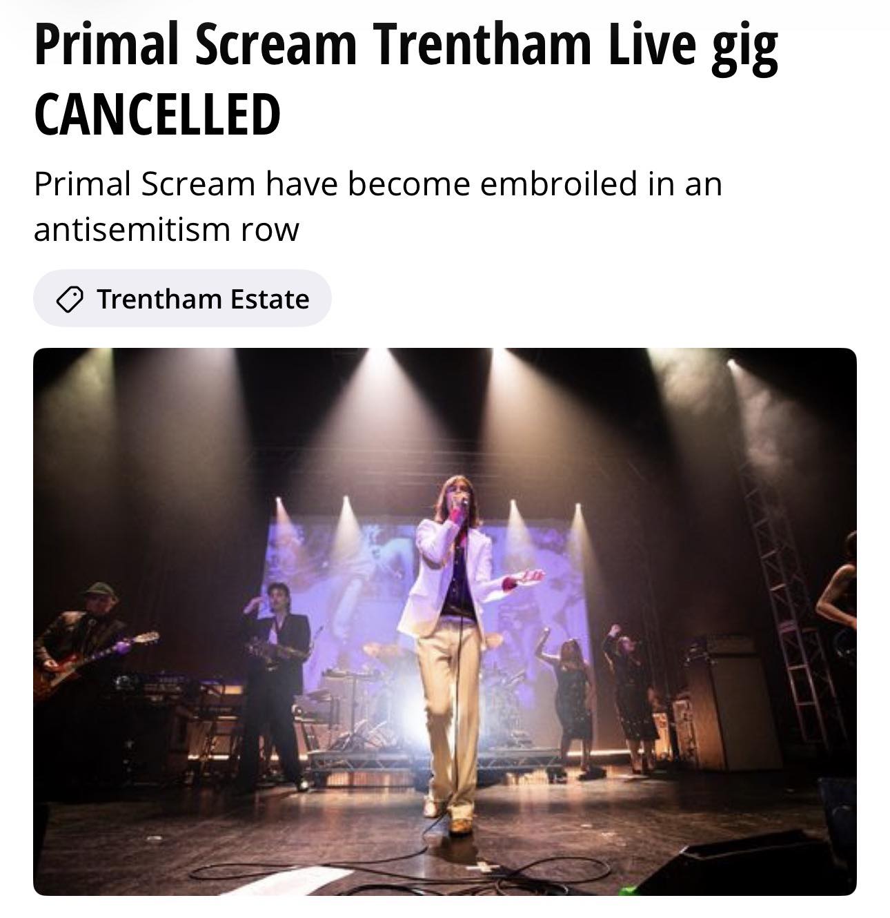 Primal Scream at LiveHouse, tickets on sale now! Primal Scream are