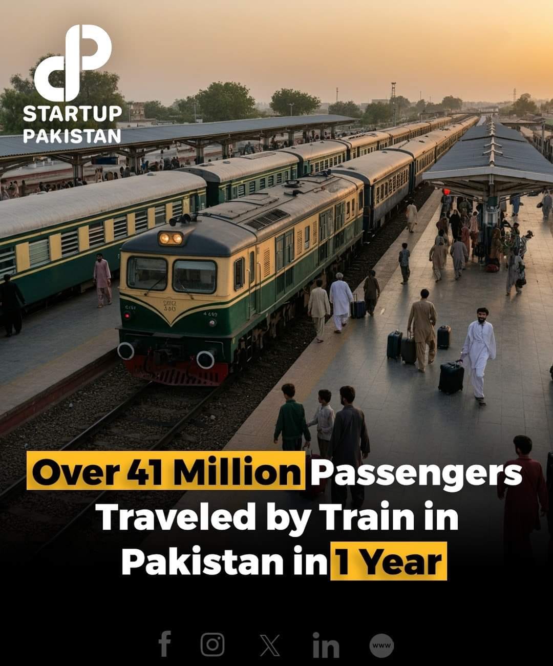 Trains - Pakistan Railways saw a significant rise in passenger numbers ...