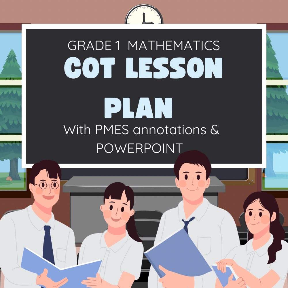 3rd Quarter MATHEMATICS Grade 1 COT complete package | Facebook