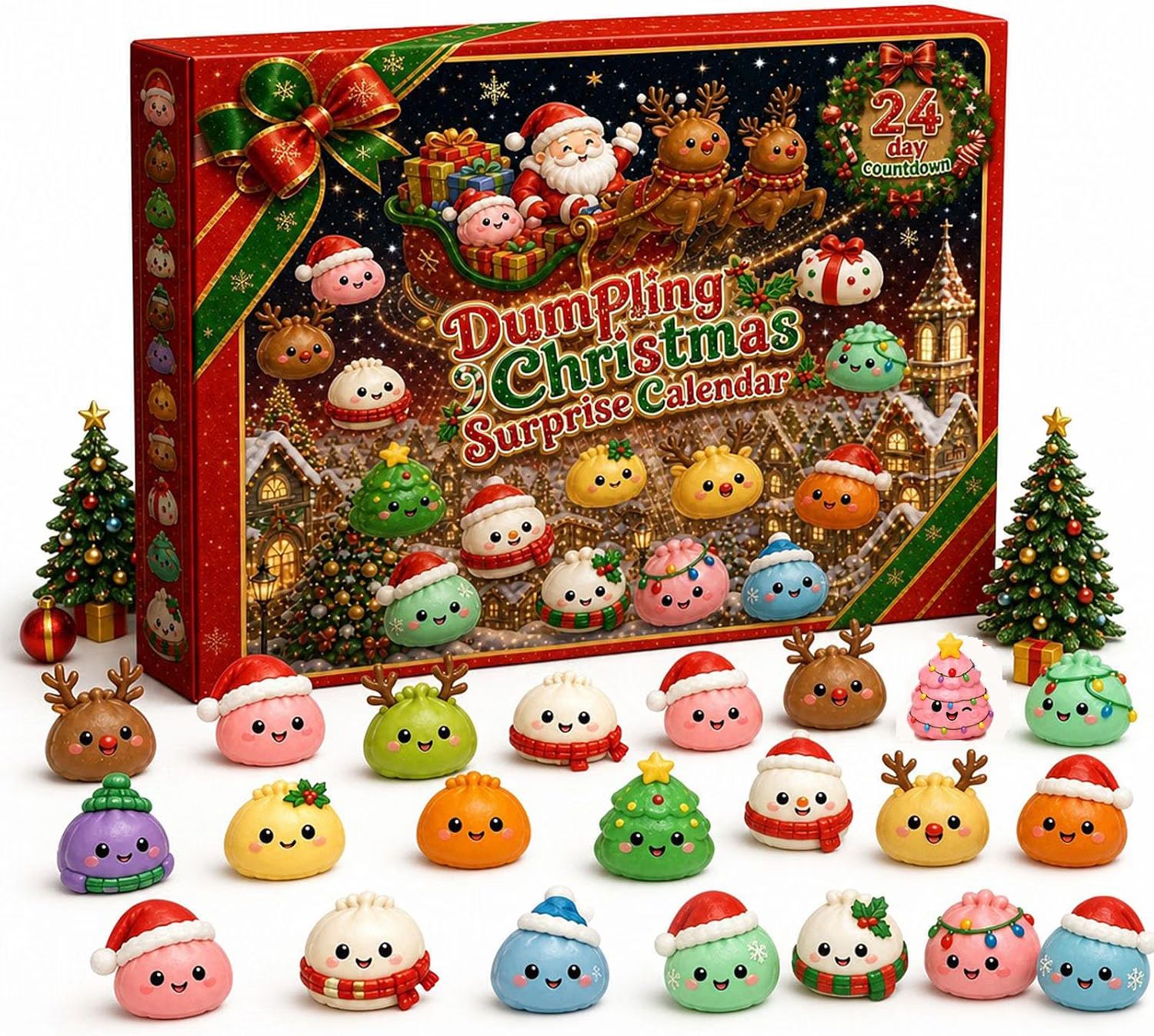 🎄‼️50%OFF Christmas Squishy Advent Calendar USE 👉 TX7KE8EF