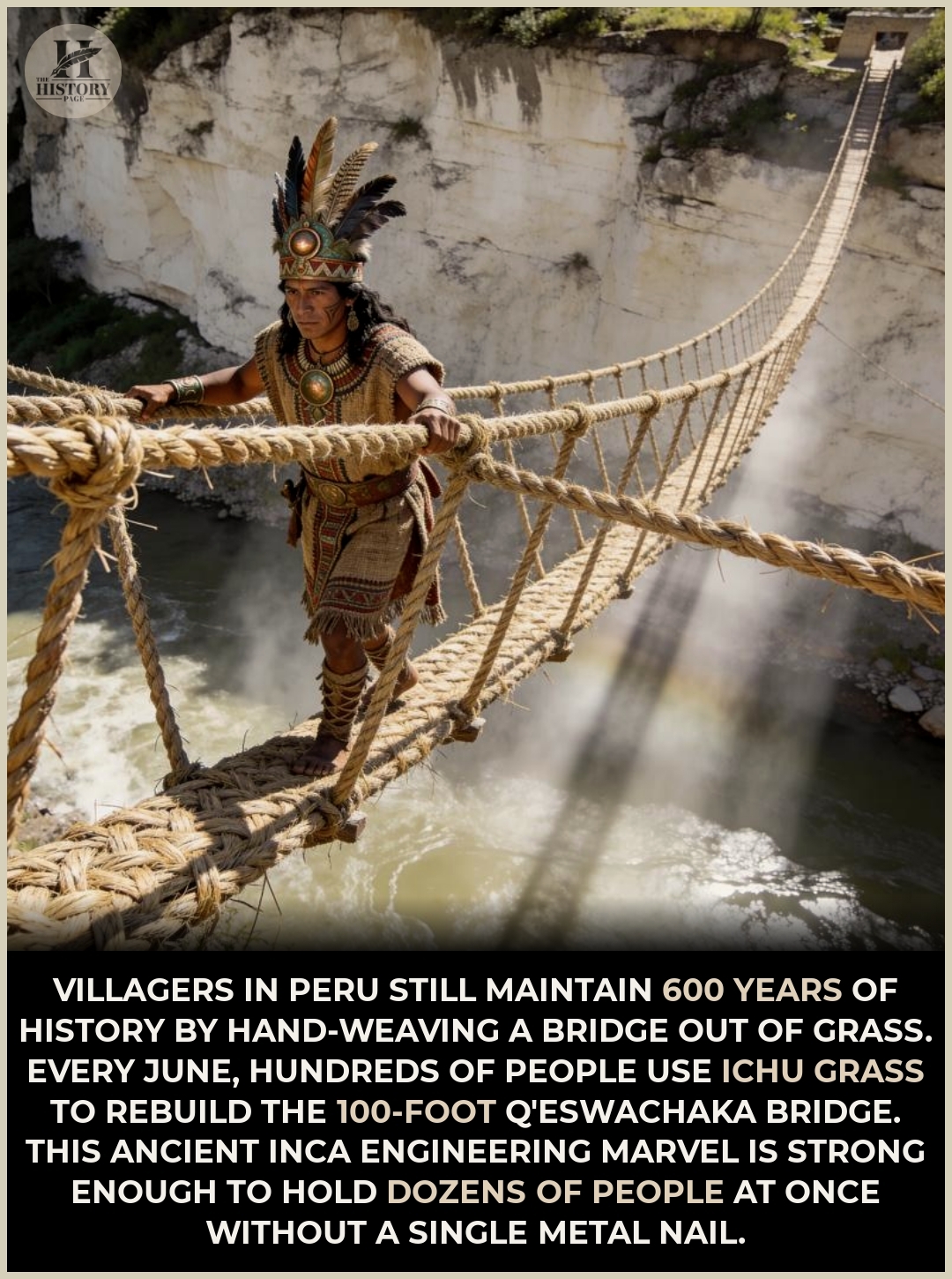 In the high peaks of the Peruvian... - The History Page | Facebook