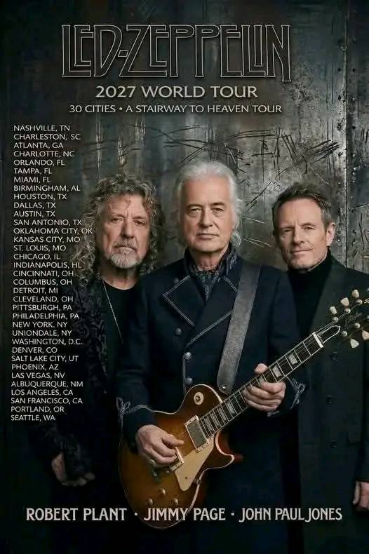 Led Zeppelin have ignited worldwide excitement with reports of a