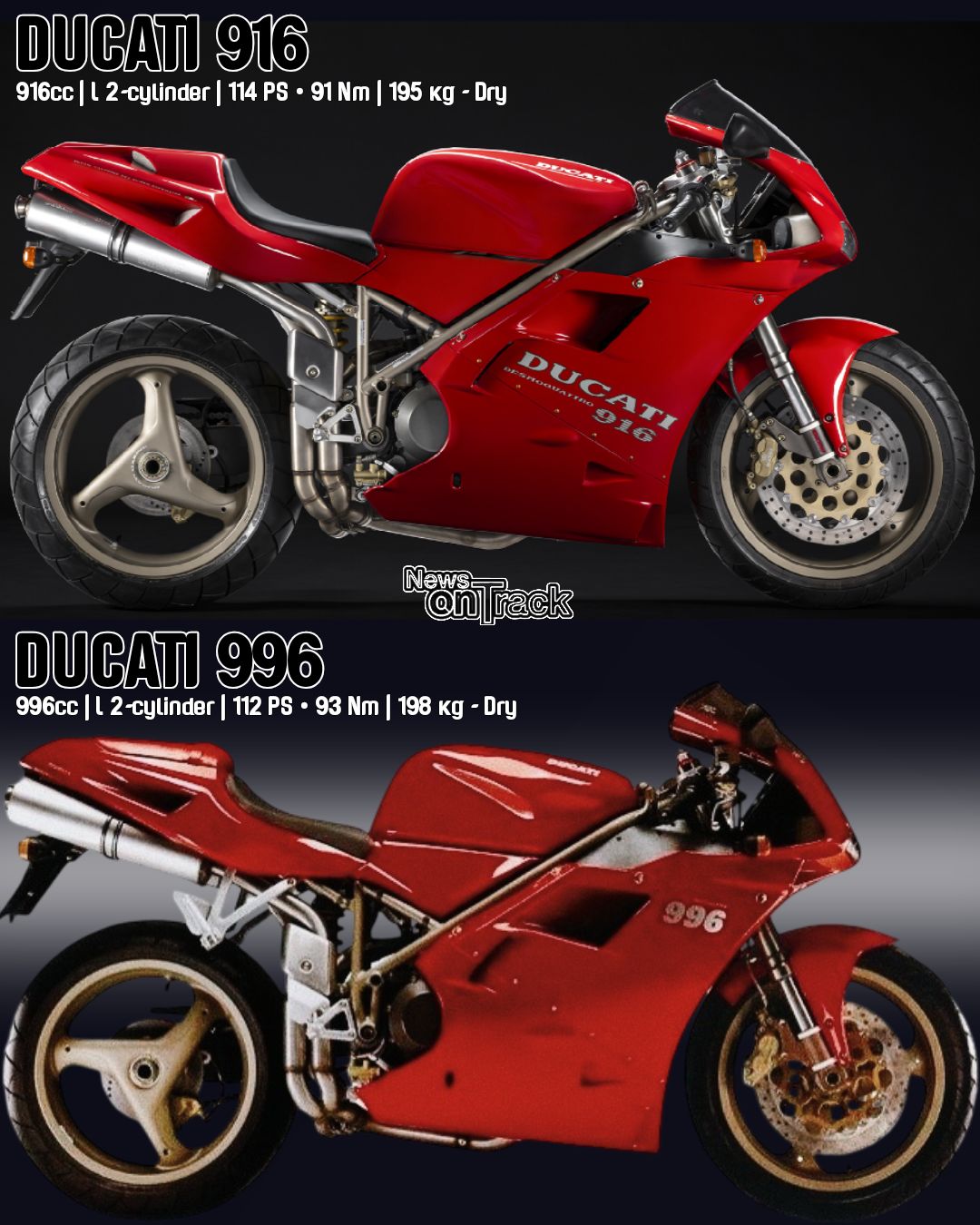 The Kawasaki ZX-7R and Ducati 996 represent a golden era of