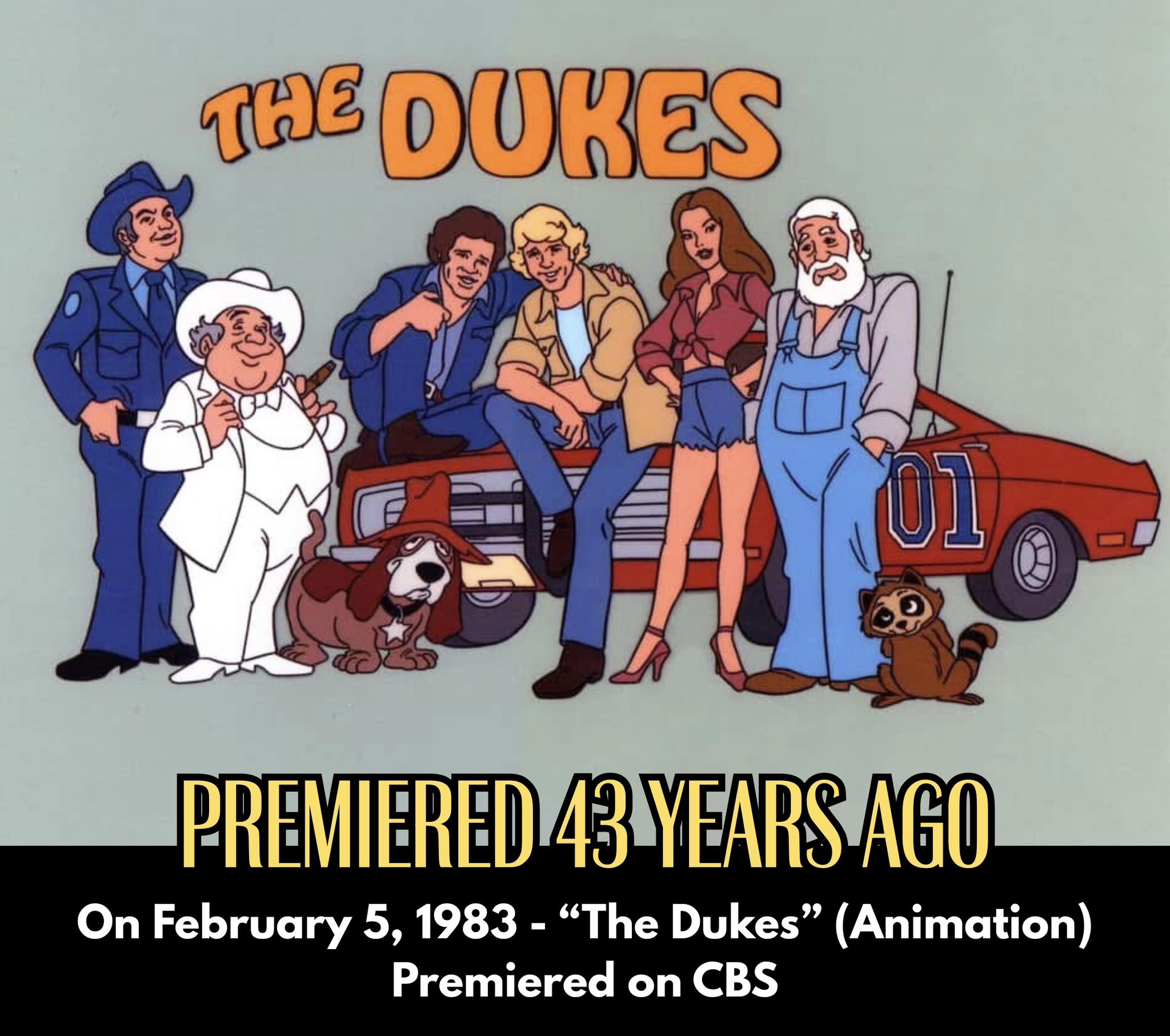 80s Rewind - On February 5, 1983 - The Dukes (Animation)... | Facebook