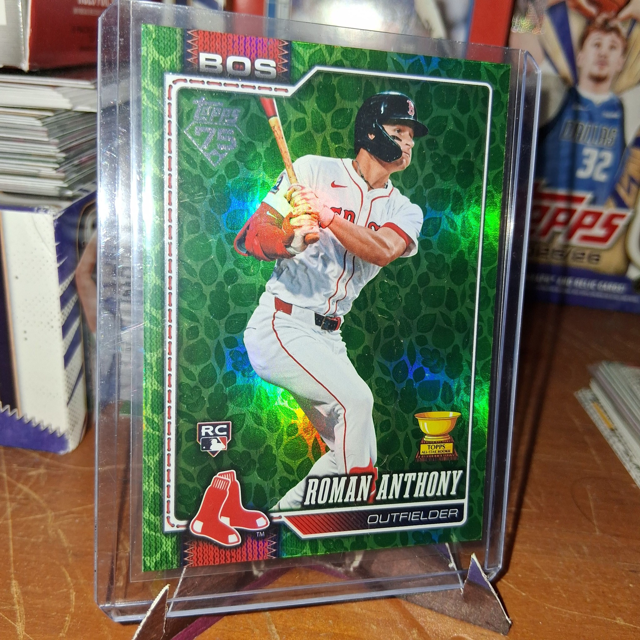 2026 Topps Series 1 Roman Anthony Rookie #189 RC Easter Green Foil 