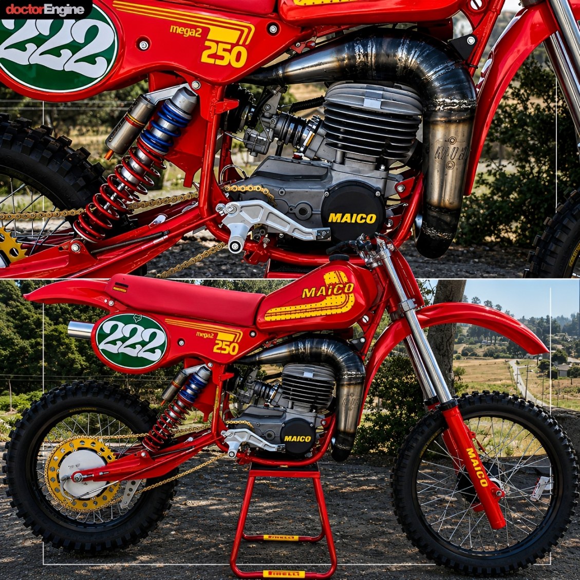 The 1981 Maico MC250 Mega 2 was not famous because it tried to