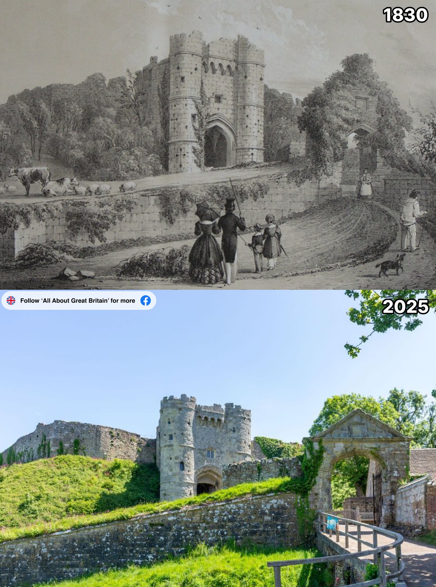 All - Carisbrooke Castle on the Isle of Wight has guarded this hilltop ...