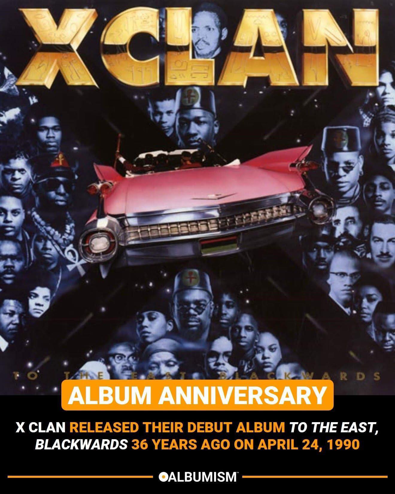X Clan released their debut album 'To The East, Blackwards' 32