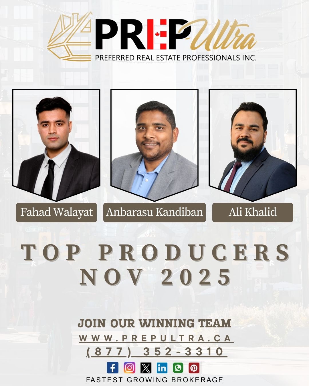 PREP - 🌟 Celebrating Our Top Producers - November 2025.👏 At PREP ULTRA ...