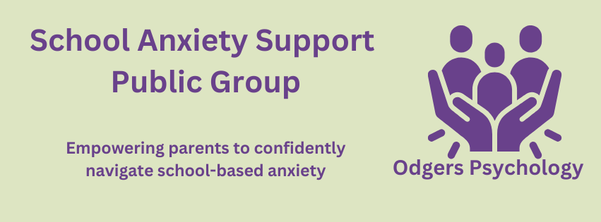 School Anxiety Support For Parents Odgers Psychology Photo Inspiration