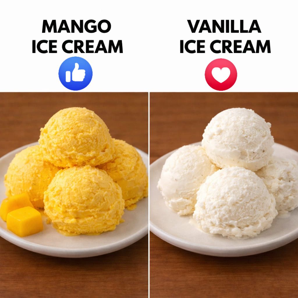 Which has a stronger mango scent, Mango Ice or Vulcan Feu?