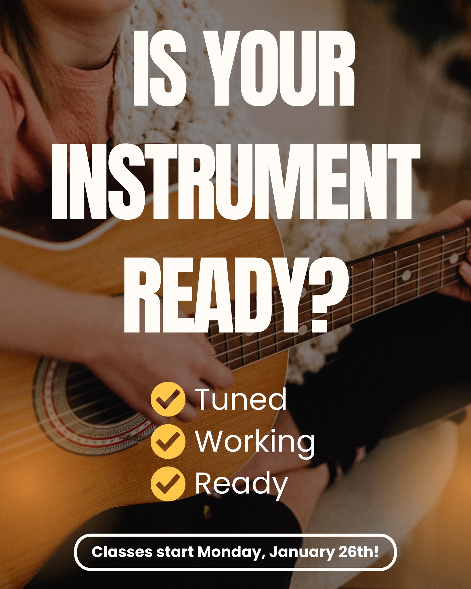 Hope - 🎻 Instrument Class Reminder! 🎶 If your student is registered for ...