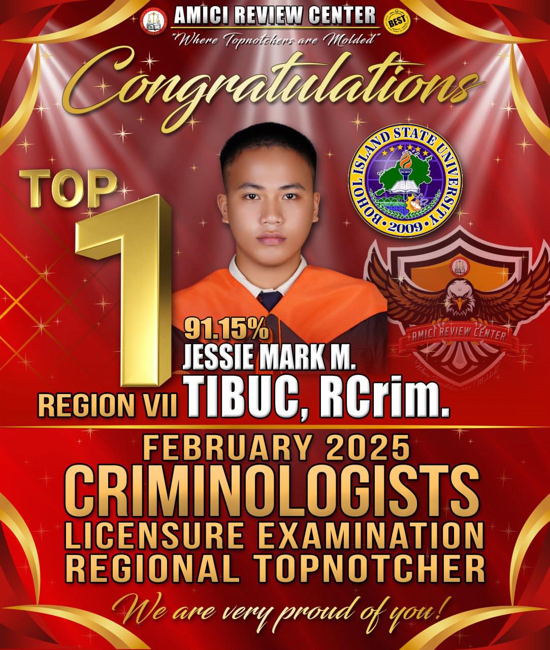 Amici - Amici Review Center delivers once again!! Congratulations to ...
