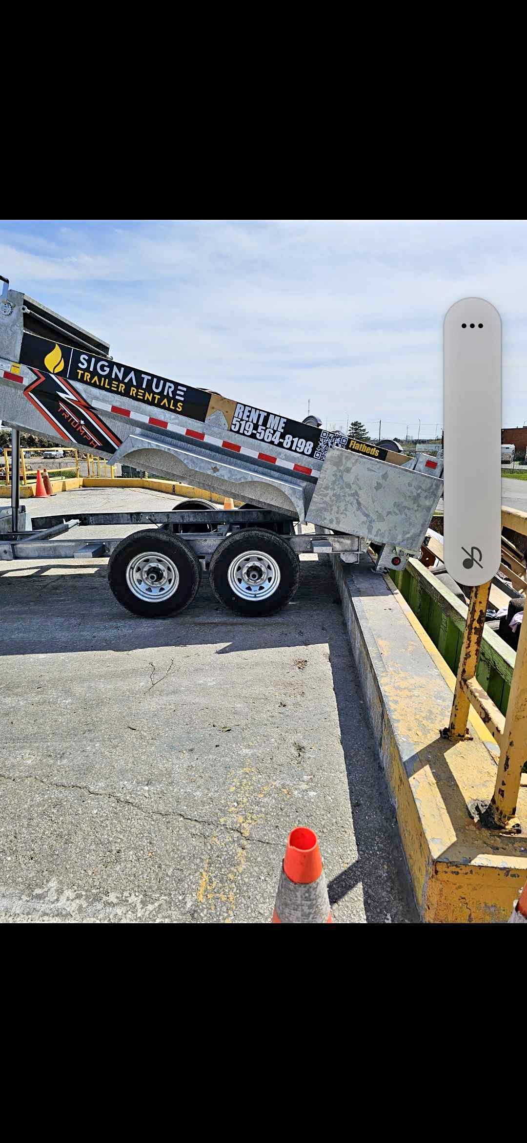 2023 6x12 dump you pull you tip Ramps hitch included