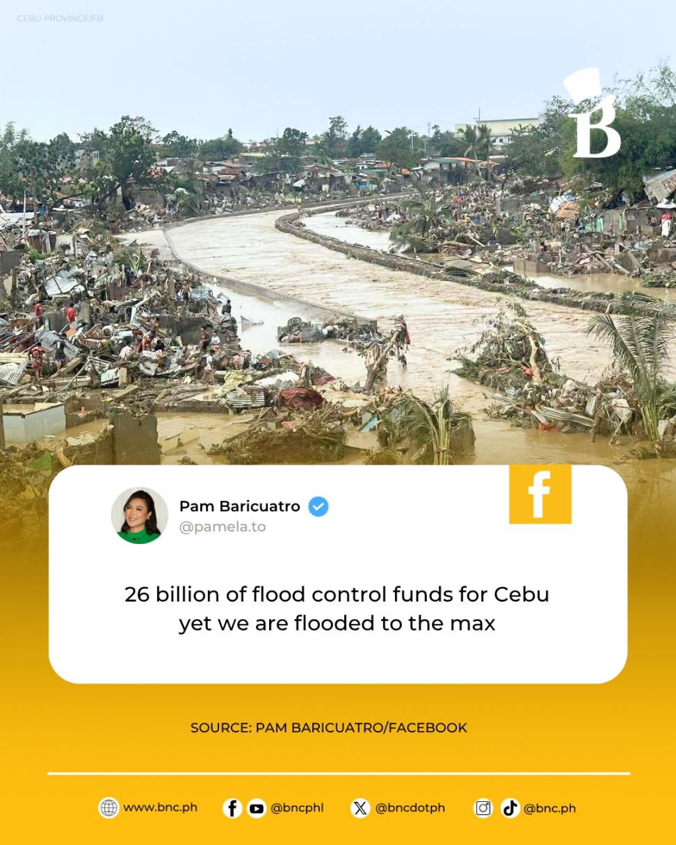 Bilyonaryo - 'FLOODED TO THE MAX' Cebu Governor Pam Baricuatro called ...