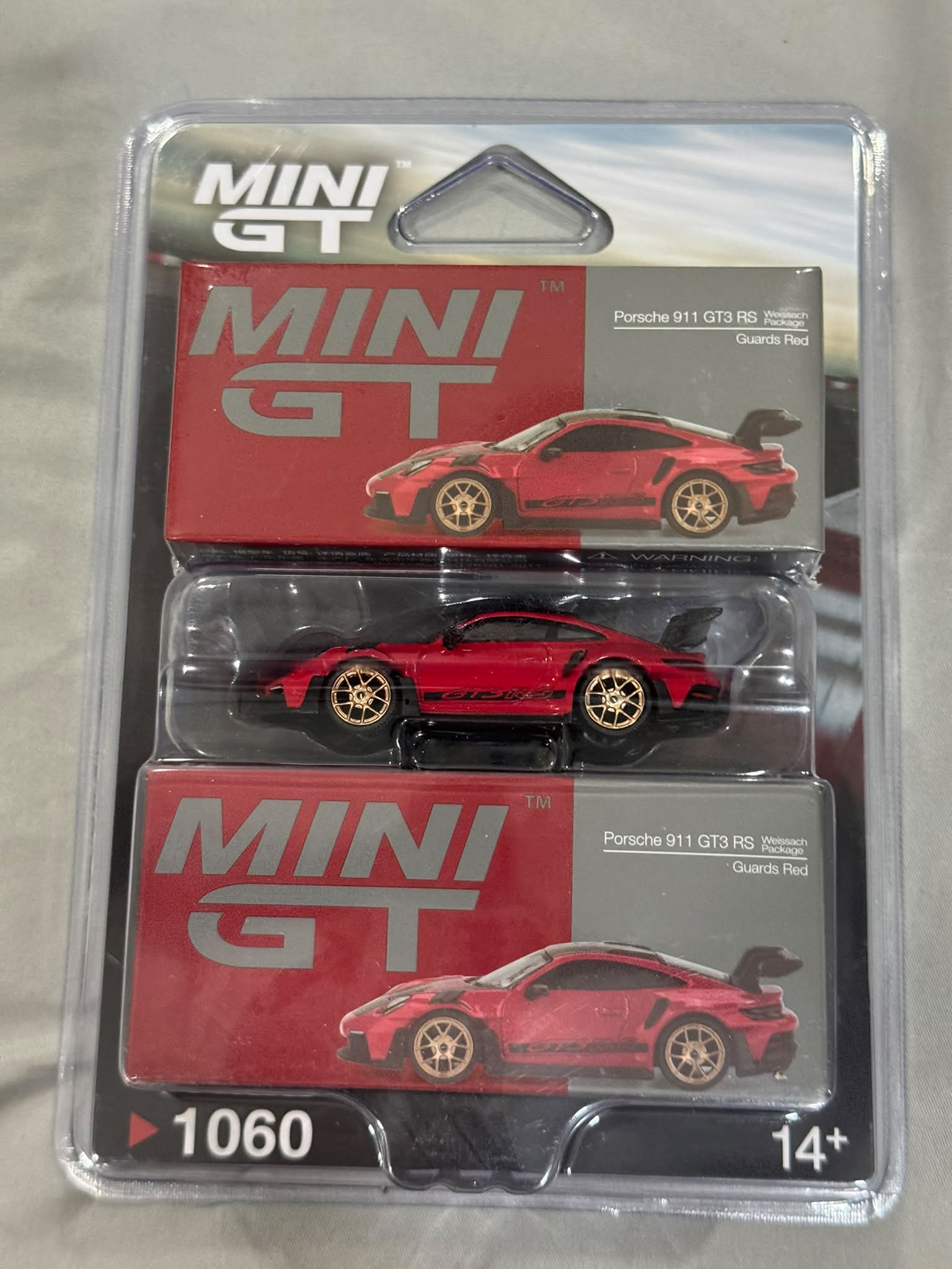 sold）minigt 1060 porsche gt3rs RM140 2pcs