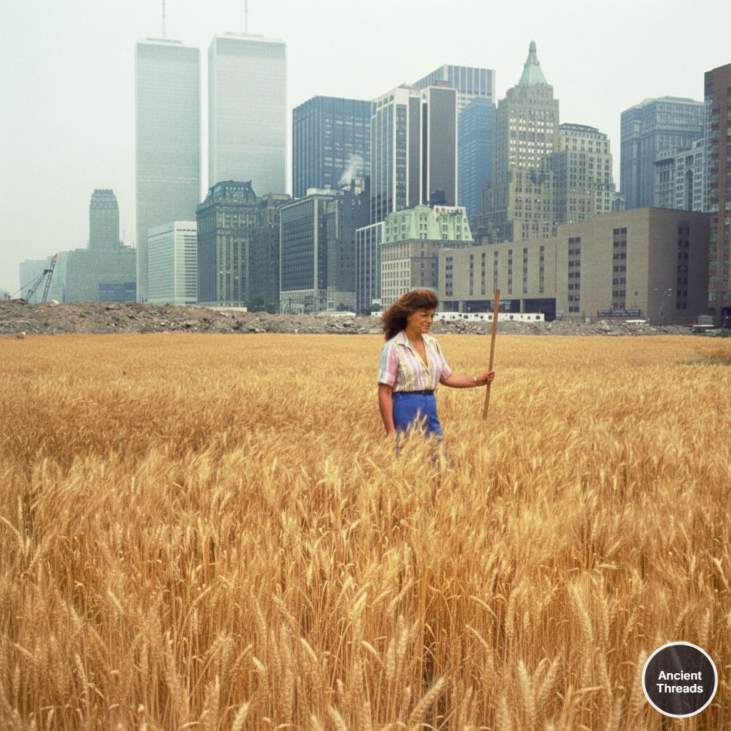 Agnes Denes' 1982 Wheatfield in New York City