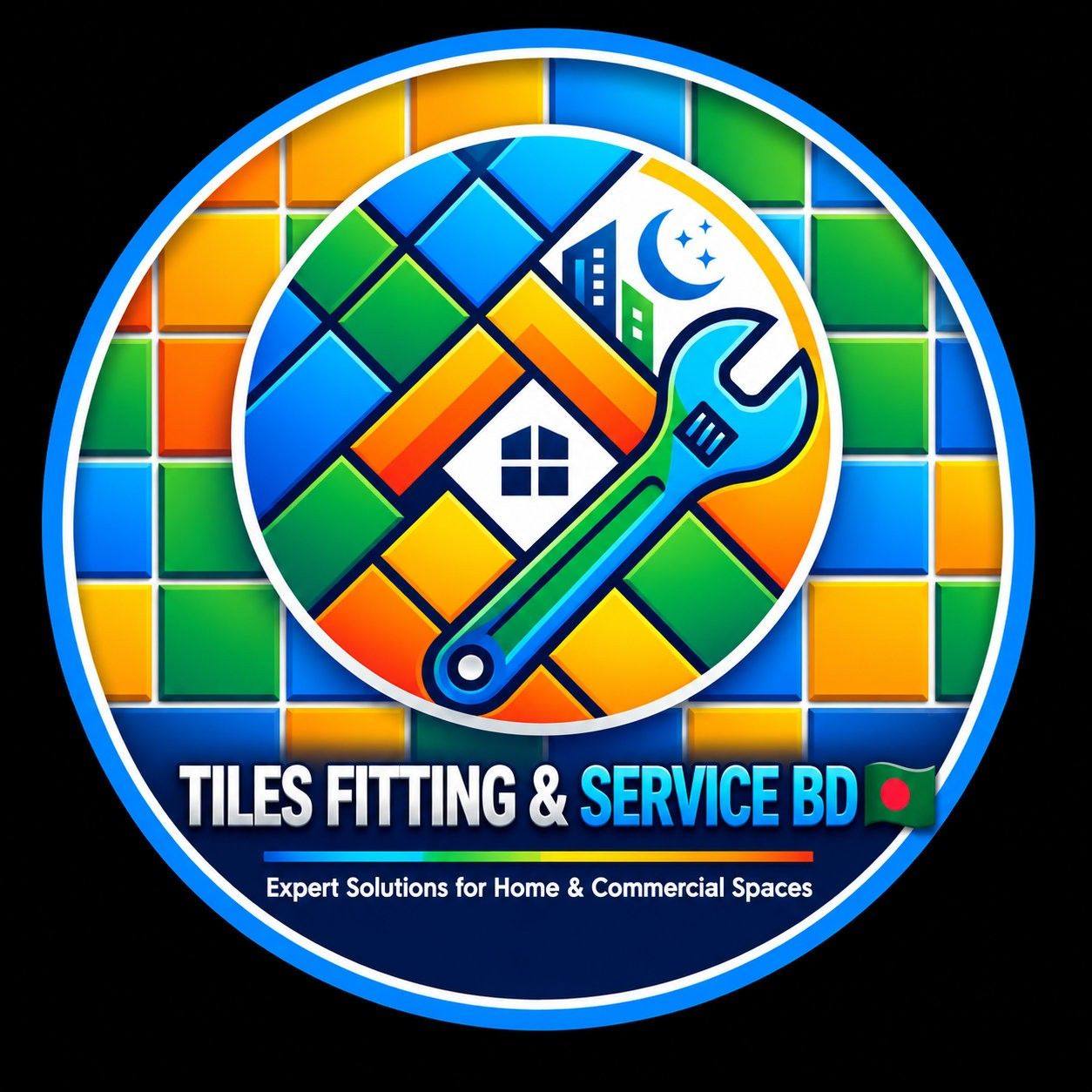 Excellent job of cutting perfect tiles and fitting perfectly! 🛠️ # ...