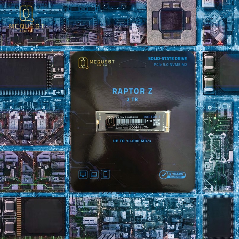 McQuest - 🚀 Giới thiệu SSD Quest Raptor Z – Sức mạnh PCIe Gen 5.0 bùng ...