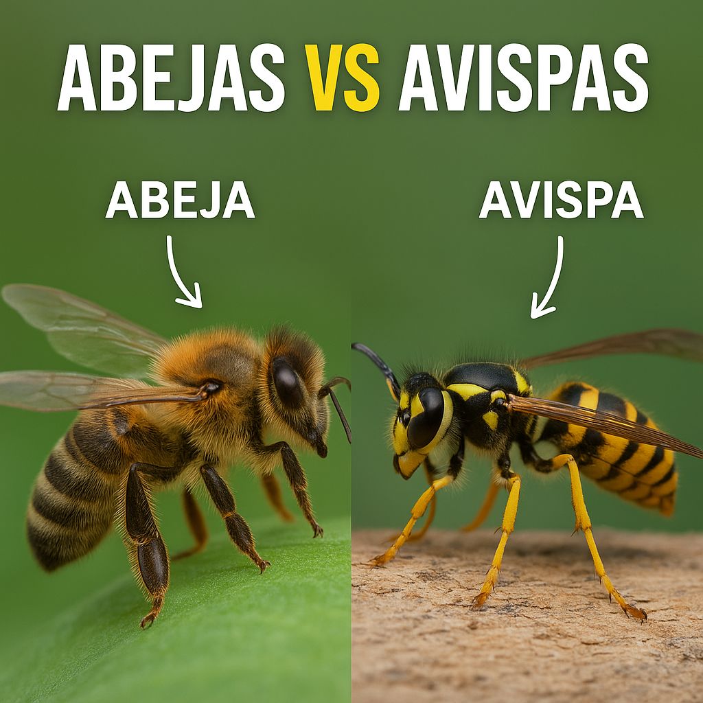 Divulgación Científica Universal | Abejas vs Avispas: ¿Cuál es la ...