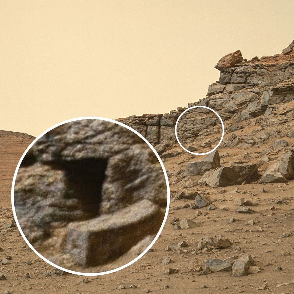 Space - 🚪 The “Doorway” on Mars? 👀🔴 NASA’s rover captured this ...