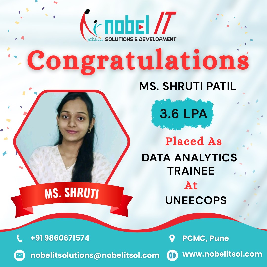 Nobel - 🎉 Congratulations to Ms. Shruti Patil! 🎉 We are proud to ...