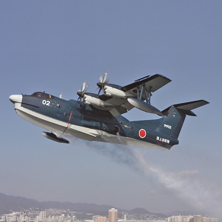 新明和工業の主力製品 「US-2型救難飛行艇」／ 皆さん、こんにちは