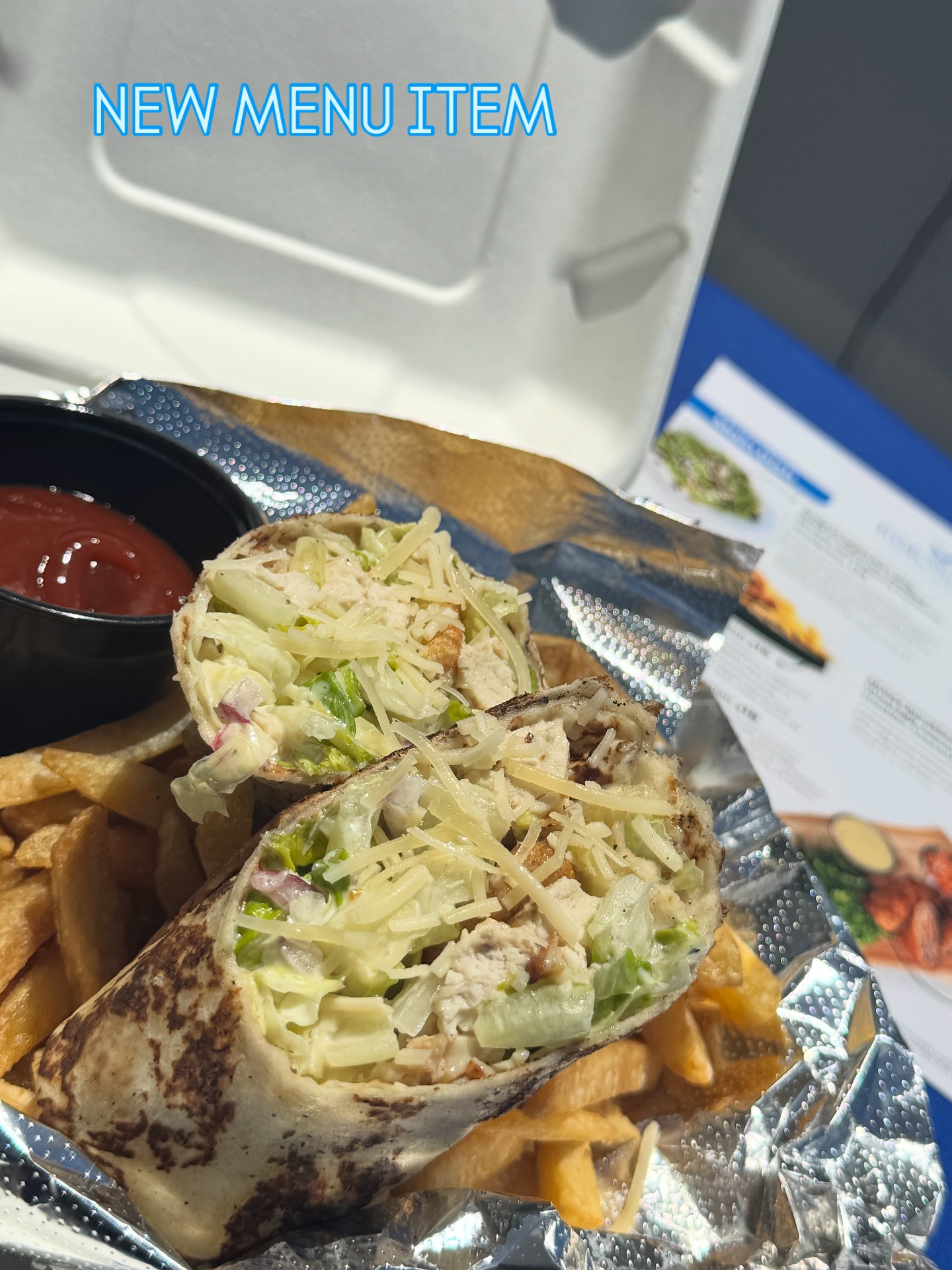 Fusion - 🚨 NEW MENU ITEM🚨 Try our new Grilled Chicken Caesar Wrap ...