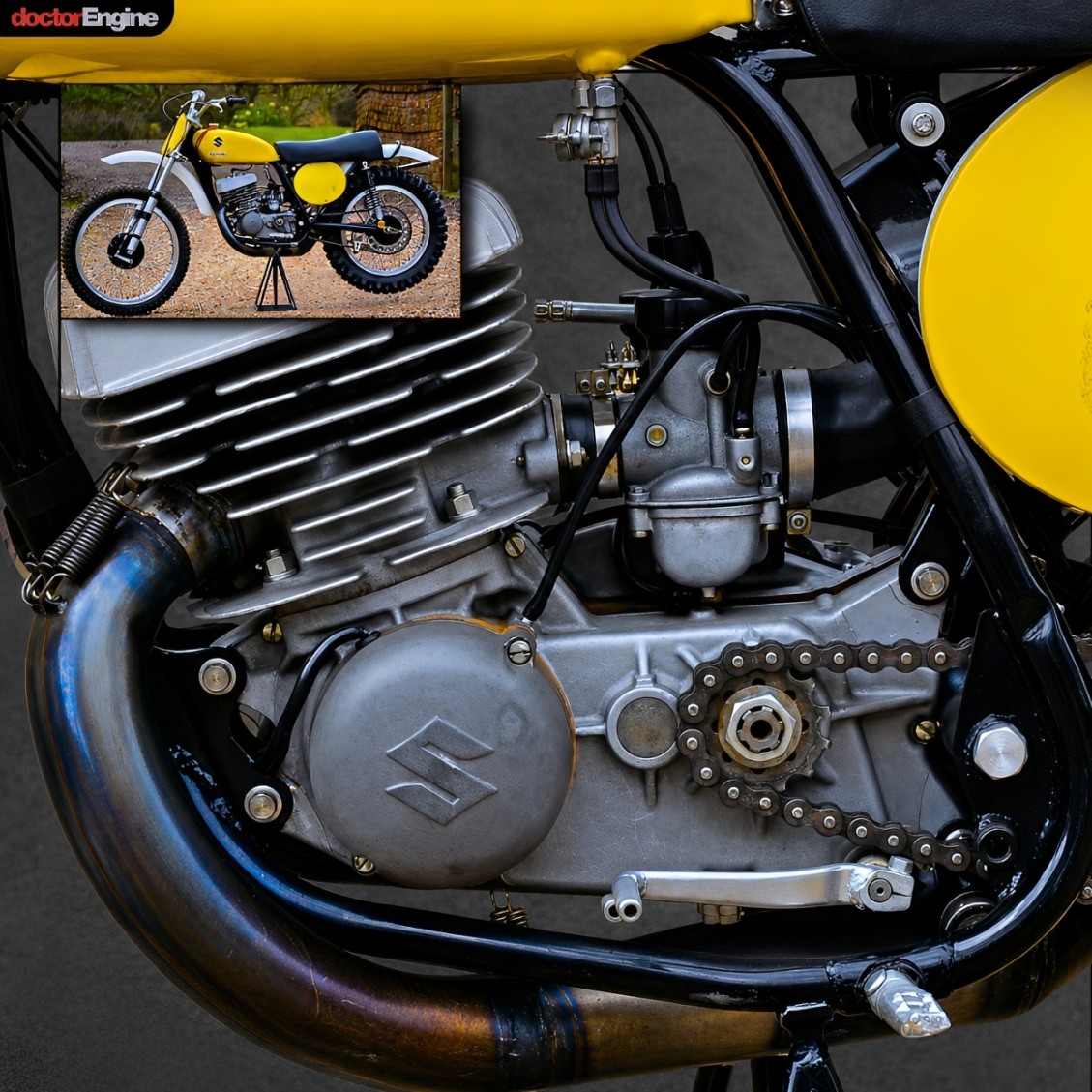 Long before the RM370 became a household name on motocross tracks