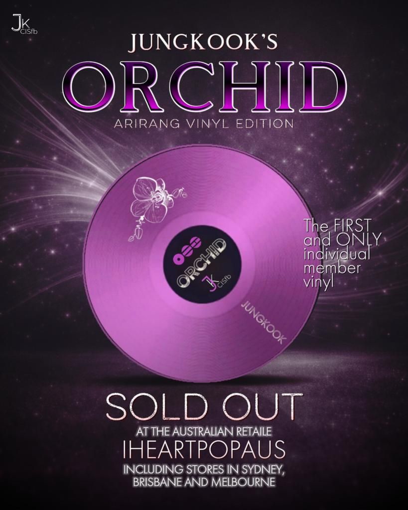 JUNGKOOK's Arirang Vinyl album version is SOLD OUT again on