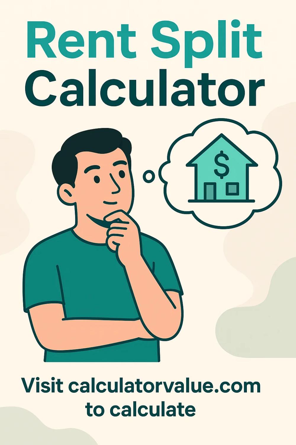 🏠 Splitting rent with roommates can get... - Calculator Value | Facebook