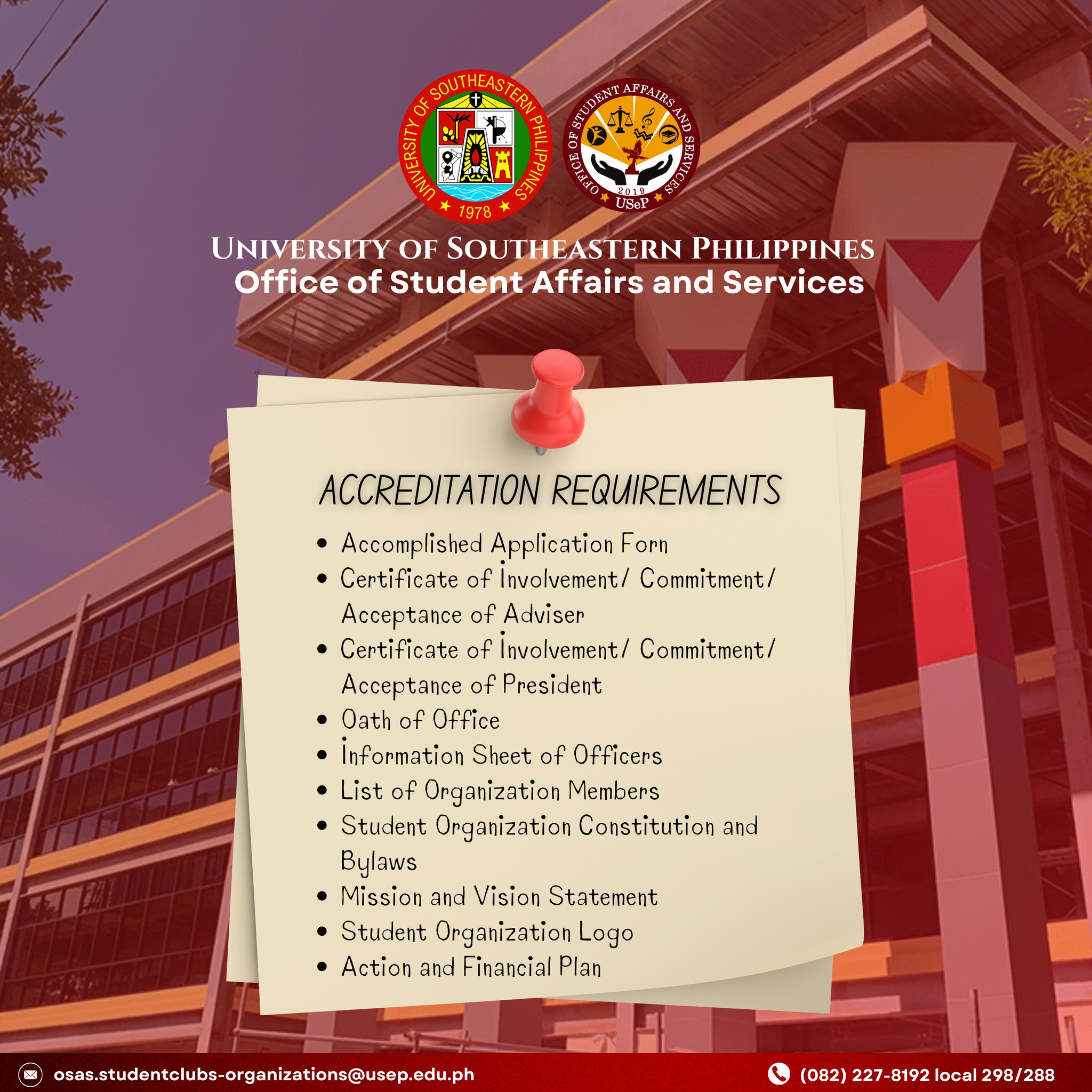 USeP-Office... - USeP-Office of Student Affairs and Services