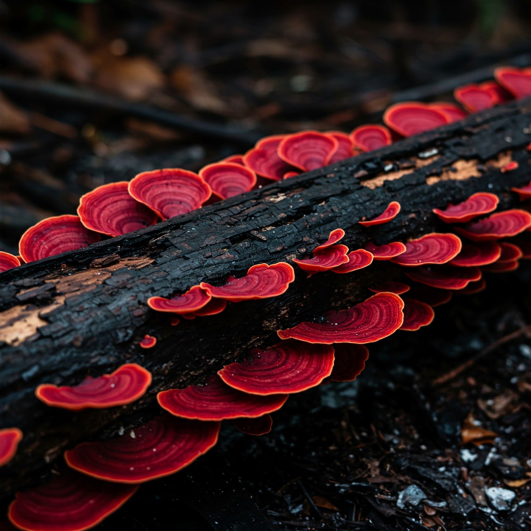 Marian - Pyrrhocybe Emberleaf — The Forest’s Burning Bloom 🔥🍄 Meet ...