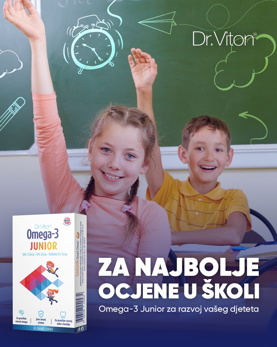 Springwell - 🧒👧 Zašto izabrati Omega-3 Junior kad djeca kreću u školu ...
