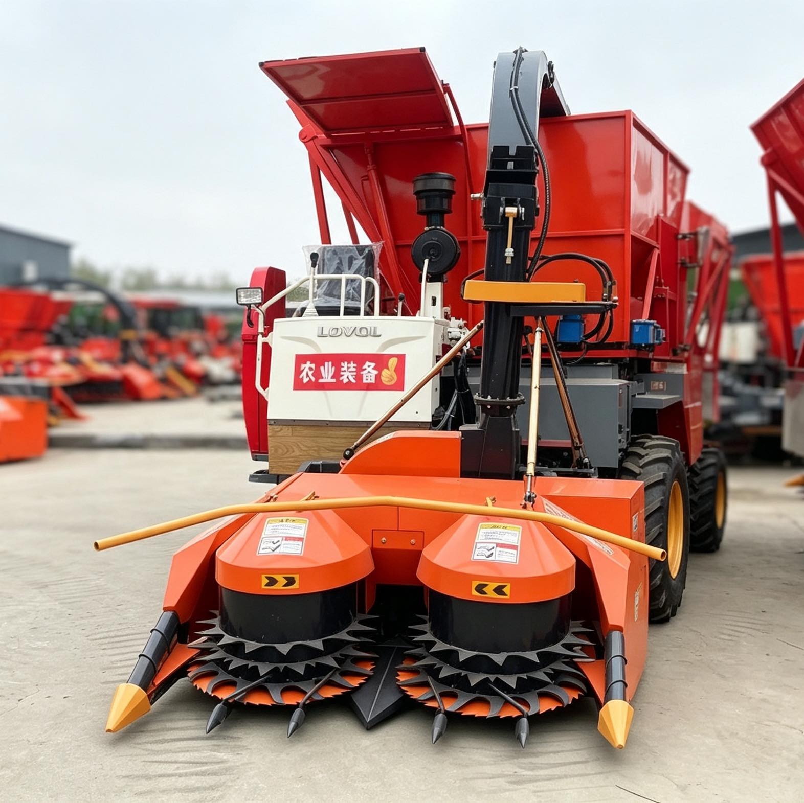 Our small straw baler works for corn stalks, wheat straw and rice straw ...