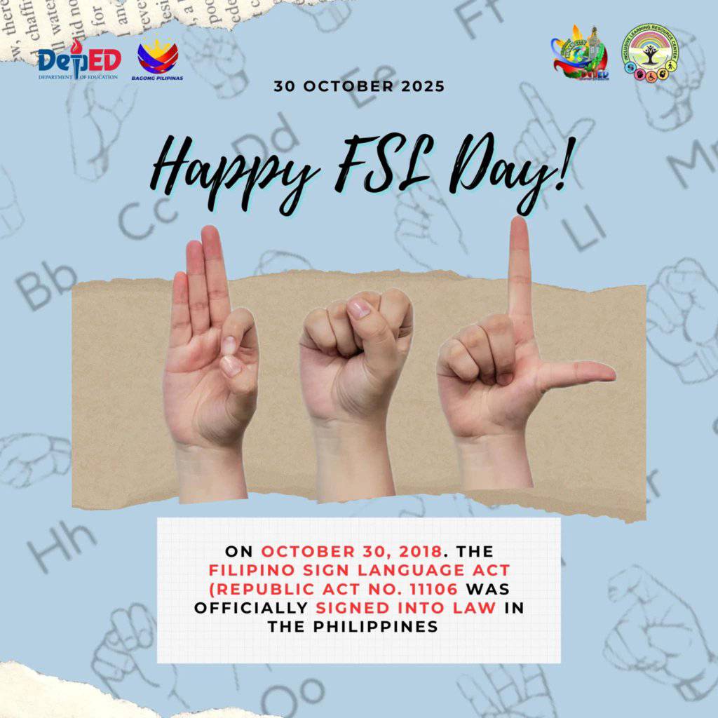 Sherlie Balais - Happy Filipino Sign Language (FSL) Day!... | Facebook
