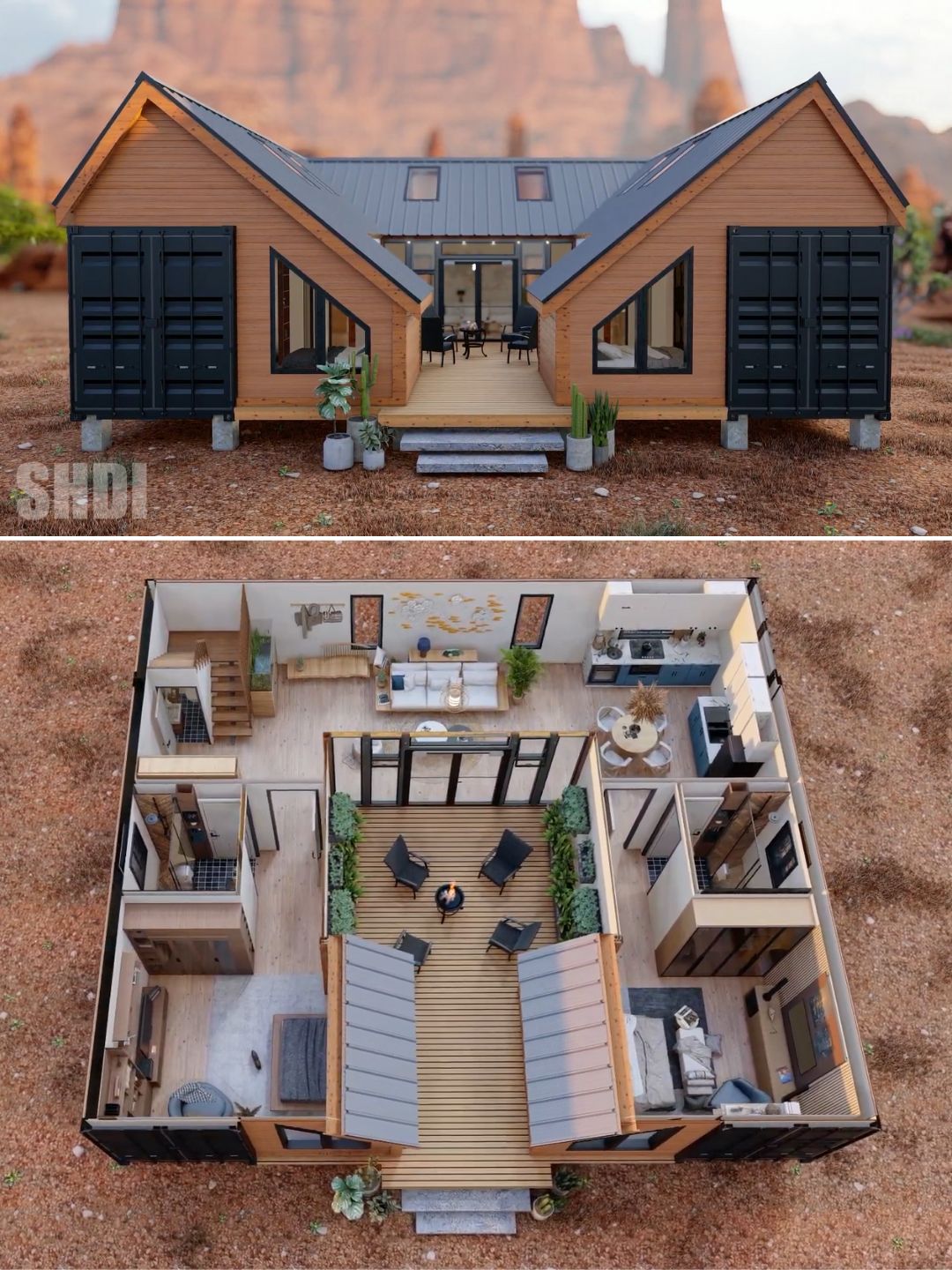 Shipping - This 3-Container U-Shape Build is Pure Genius 🤯🛠️ Forget ...