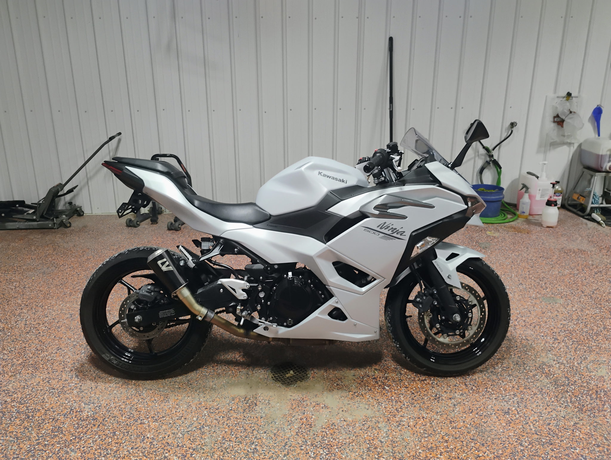🔥 2024 KAWASAKI NINJA 500 🔥 🔥LV SLIP-ON • TAIL TIDY