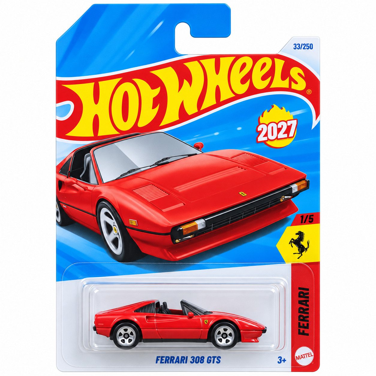 2027 Hot Wheels Ferrari 308 GTS mainline case release
