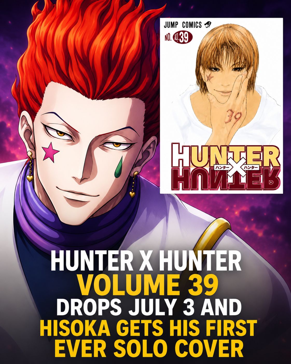 FIRST LOOK: Hunter x Hunter Vol. 39 Promotional Poster 😱 we