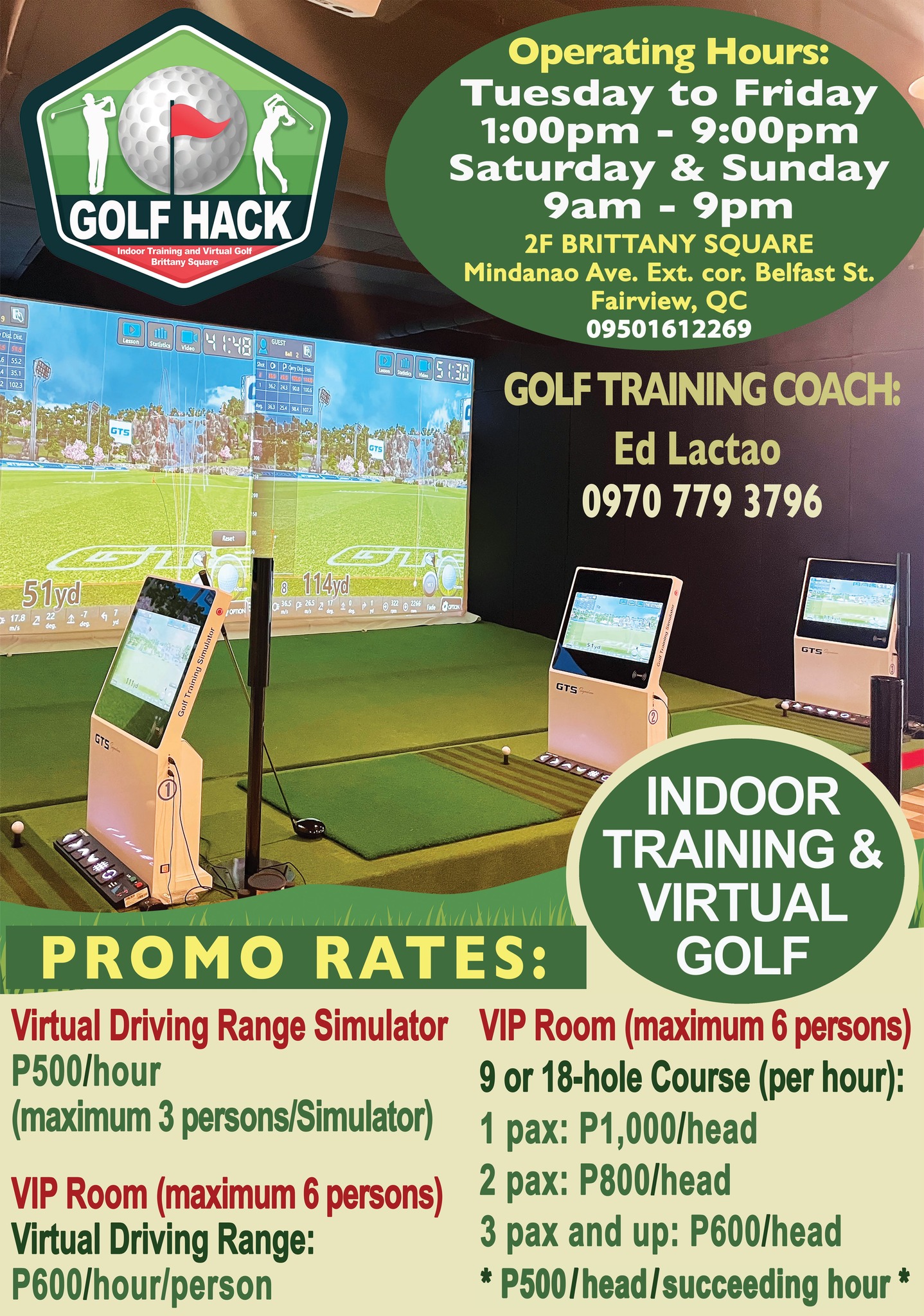 Announcement 📣🤩 Please be... - Golf Hack Brittany Square | Facebook