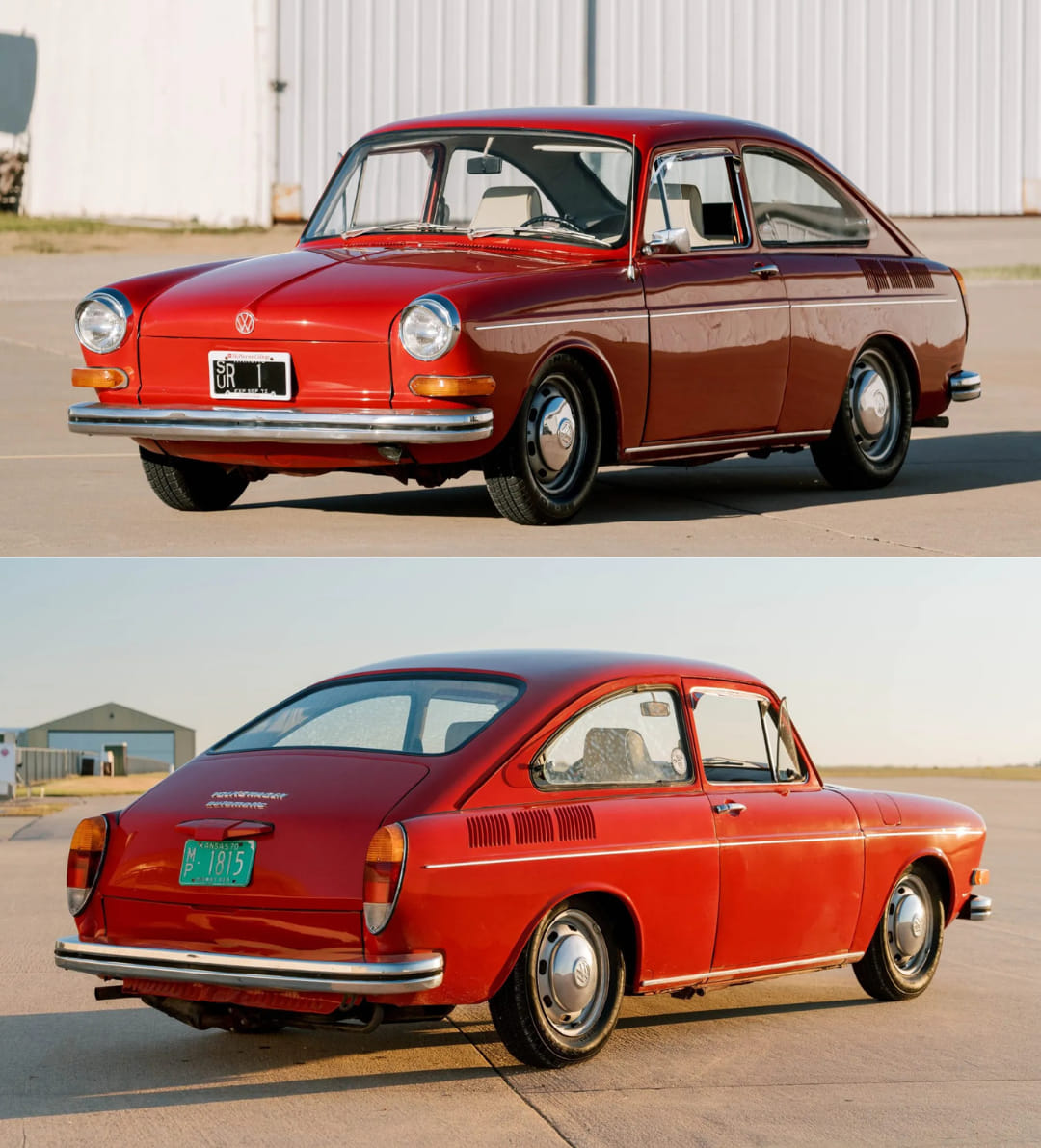 1965 VW Type 3 Fastback in VW blue