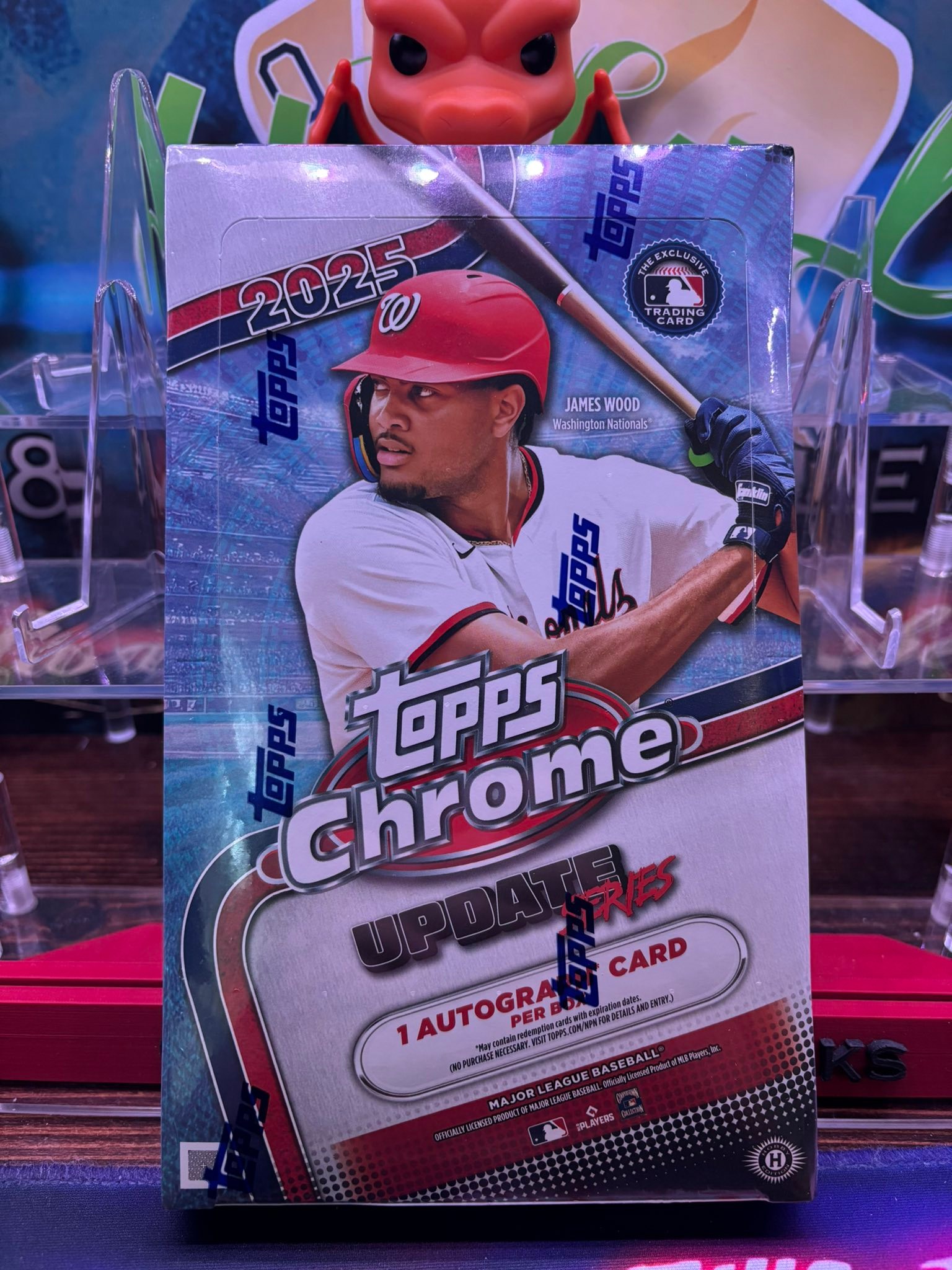 2025 Topps Chrome Update rookie debut patch auto of Will Warren