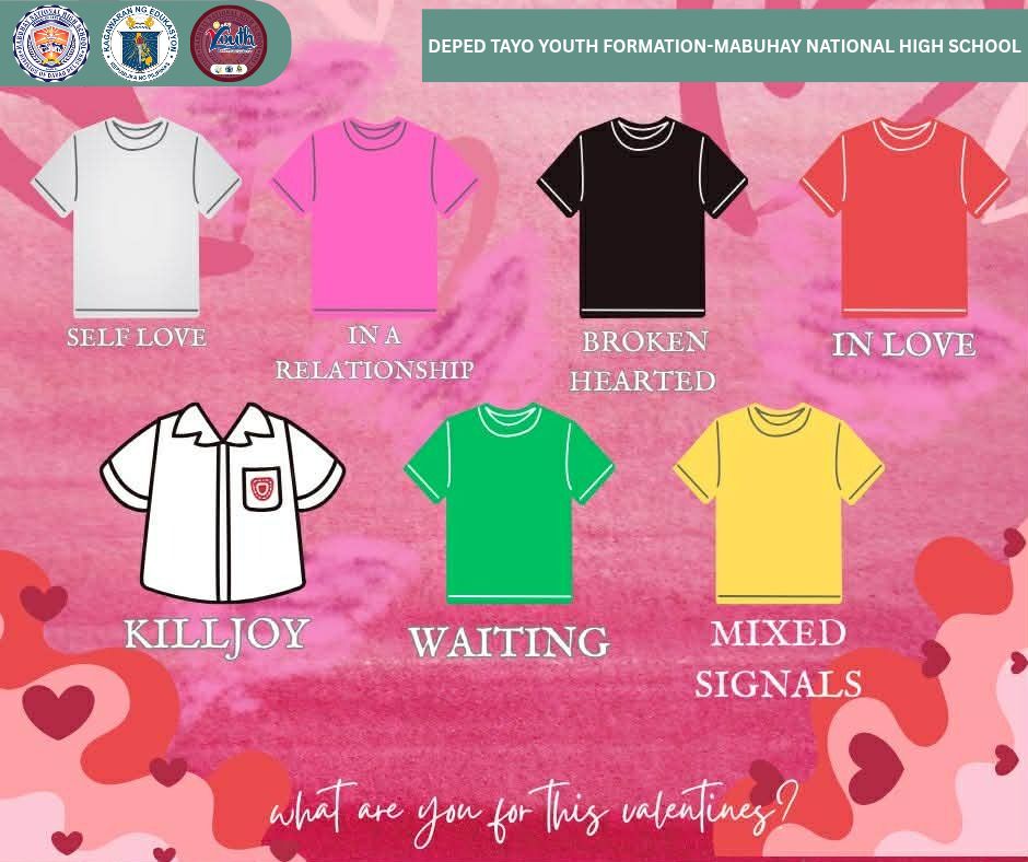 ️💖 VALENTINE'S DAY COLOR CODE ALERT, MABUHAY NATIONAL HIGH SCHOOL! 💖 ️ ...