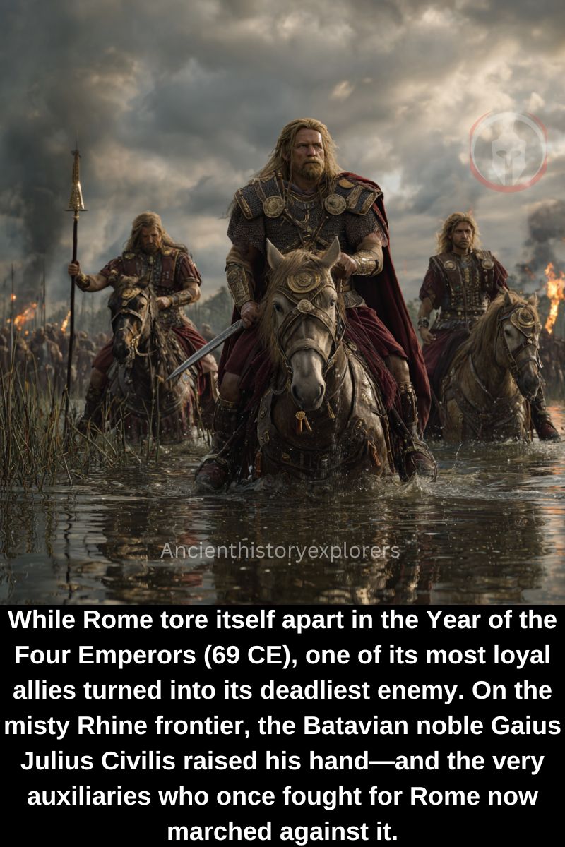 Ancient - The Batavian Revolt (69–70 CE) erupted in the Roman province ...