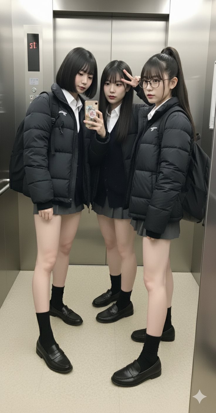 Aoika - 階数が上がると JKが増えるエレベーター⏫️ 最後の彼はどんな気持ち？🤭 | Facebook